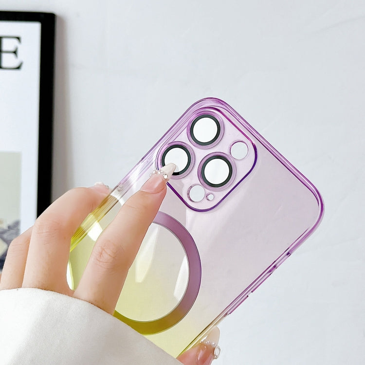 MagSafe Magnetic TPU + Acrylic Gradient Color Phone Case, For iPhone 11 Pro