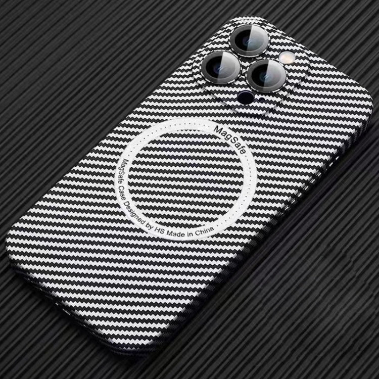 MagSafe Magnetic PC Carbon Fiber Phone Case with Lens Film, For iPhone 13 Pro Max, For iPhone 13 Pro, For iPhone 13, For iPhone 12, For iPhone 12 Pro Max, For iPhone 12 Pro, For iPhone 11 Pro Max, For iPhone 11
