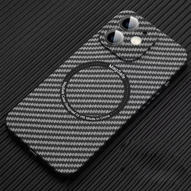 MagSafe Magnetic PC Carbon Fiber Phone Case with Lens Film, For iPhone 13 Pro Max, For iPhone 13 Pro, For iPhone 13, For iPhone 12, For iPhone 12 Pro Max, For iPhone 12 Pro, For iPhone 11 Pro Max, For iPhone 11
