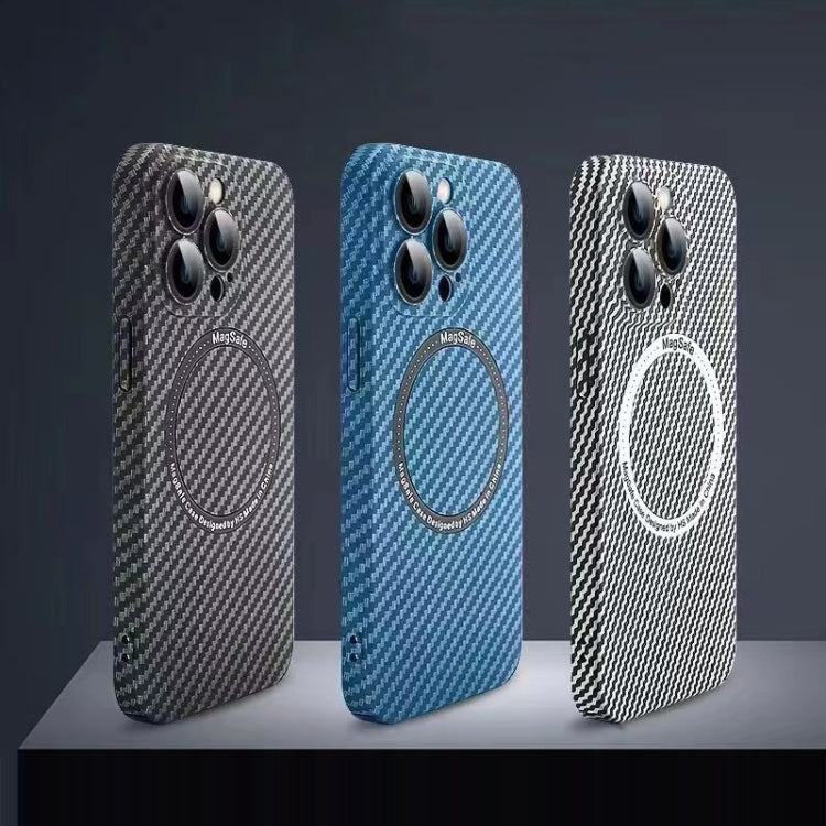 MagSafe Magnetic PC Carbon Fiber Phone Case with Lens Film, For iPhone 16 Pro Max, For iPhone 16 Pro, For iPhone 16 Plus, For iPhone 16, For iPhone 14 Plus, For iPhone 14, For iPhone 14 Pro, For iPhone 14 Pro Max
