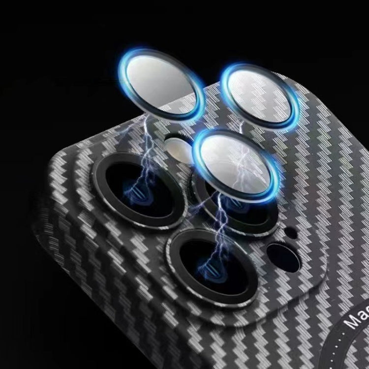 MagSafe Magnetic PC Carbon Fiber Phone Case with Lens Film, For iPhone 13 Pro Max, For iPhone 13 Pro, For iPhone 13, For iPhone 12, For iPhone 12 Pro Max, For iPhone 12 Pro, For iPhone 11 Pro Max, For iPhone 11