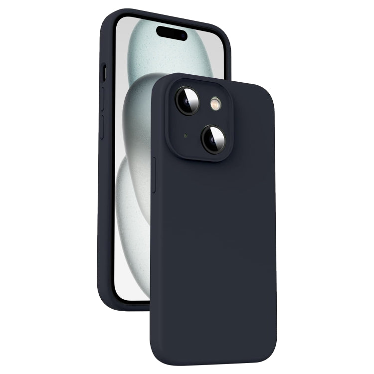 Microfiber Liquid Silicone Shockproof Phone Case, For iPhone 14 Plus, For iPhone 14, For iPhone 14 Pro, For iPhone 14 Pro Max