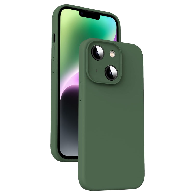 Microfiber Liquid Silicone Shockproof Phone Case, For iPhone 14 Plus, For iPhone 14, For iPhone 14 Pro, For iPhone 14 Pro Max
