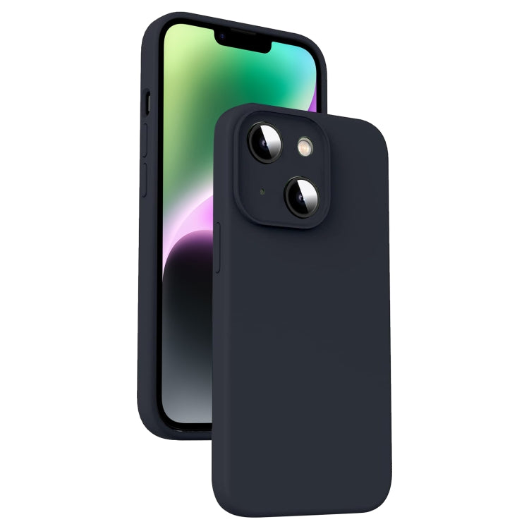 Microfiber Liquid Silicone Shockproof Phone Case, For iPhone 14 Plus, For iPhone 14, For iPhone 14 Pro, For iPhone 14 Pro Max