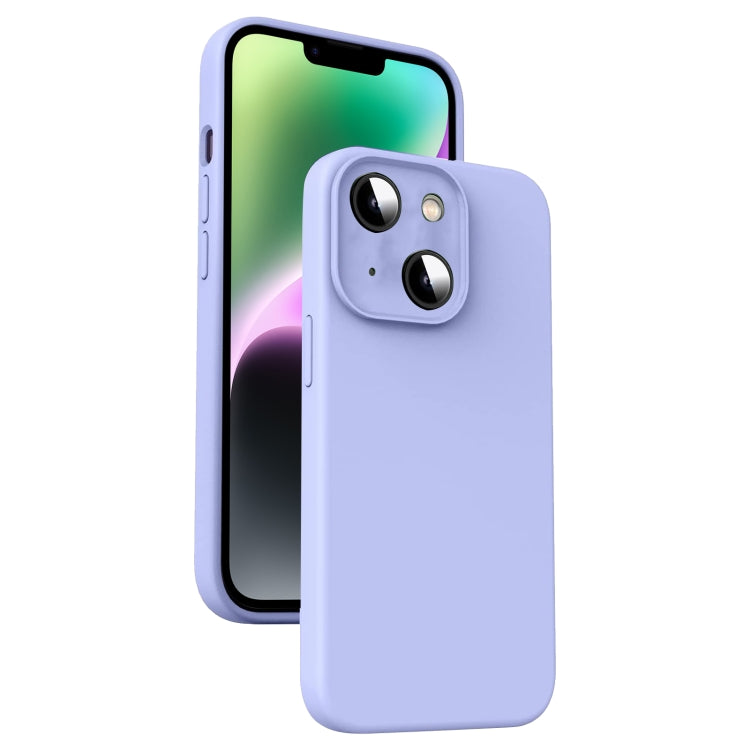 Microfiber Liquid Silicone Shockproof Phone Case, For iPhone 13 Pro Max, For iPhone 13 Pro, For iPhone 13, For iPhone 12