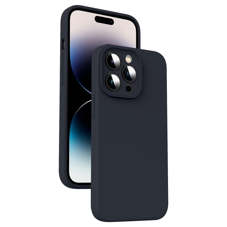 Microfiber Liquid Silicone Shockproof Phone Case, For iPhone 13 Pro Max, For iPhone 13 Pro, For iPhone 13, For iPhone 12