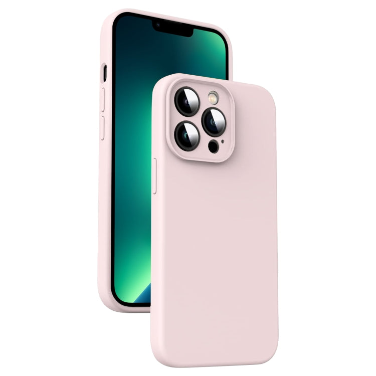 Microfiber Liquid Silicone Shockproof Phone Case, For iPhone 13 Pro Max, For iPhone 13 Pro, For iPhone 13, For iPhone 12