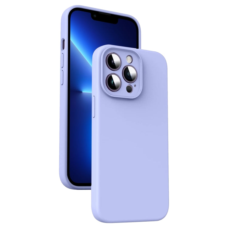 Microfiber Liquid Silicone Shockproof Phone Case, For iPhone 12 Pro Max, For iPhone 12 Pro