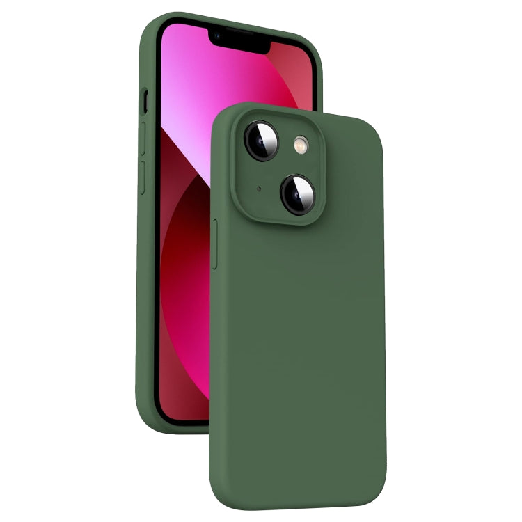 Microfiber Liquid Silicone Shockproof Phone Case, For iPhone 12 Pro Max, For iPhone 12 Pro