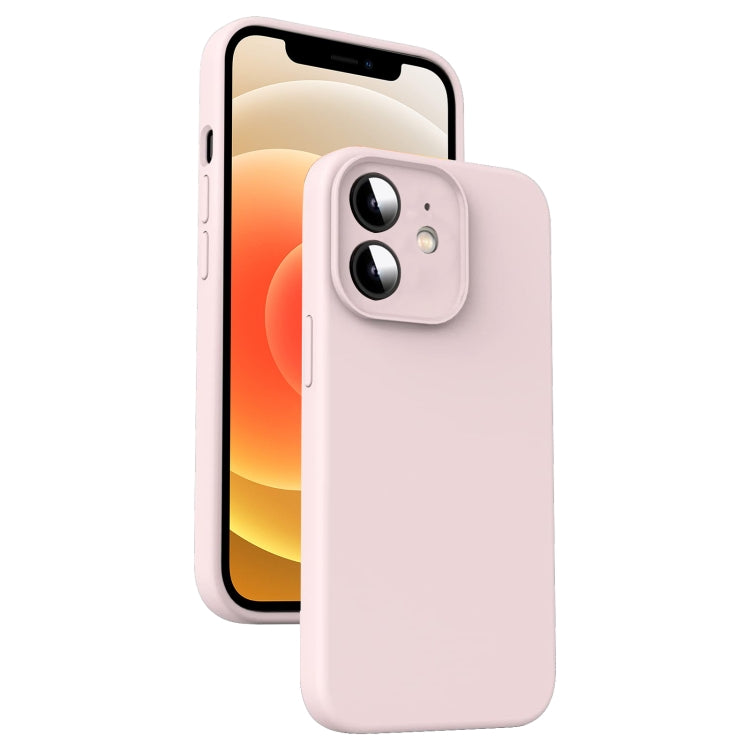 Microfiber Liquid Silicone Shockproof Phone Case, For iPhone 12 Pro Max, For iPhone 12 Pro