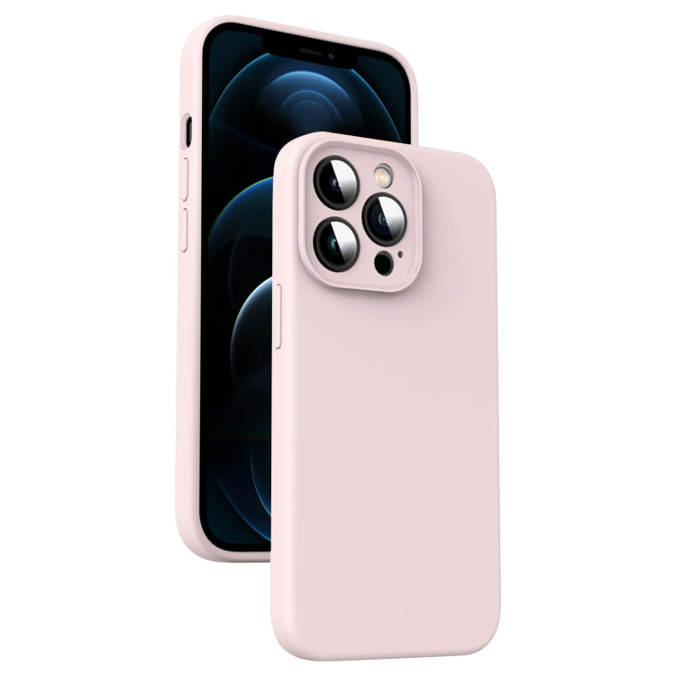 Microfiber Liquid Silicone Shockproof Phone Case, For iPhone 12 Pro Max, For iPhone 12 Pro