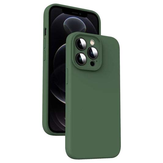 Microfiber Liquid Silicone Shockproof Phone Case, For iPhone 12 Pro