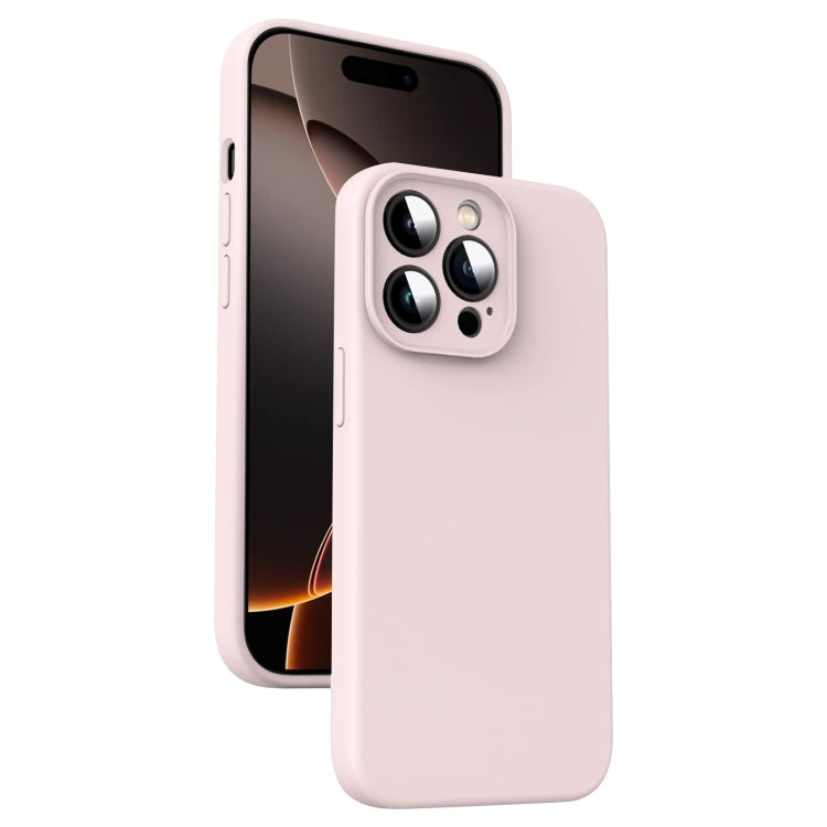 Microfiber Liquid Silicone Shockproof Phone Case, For iPhone 16 Pro Max, For iPhone 16 Pro, For iPhone 16 Plus, For iPhone 16