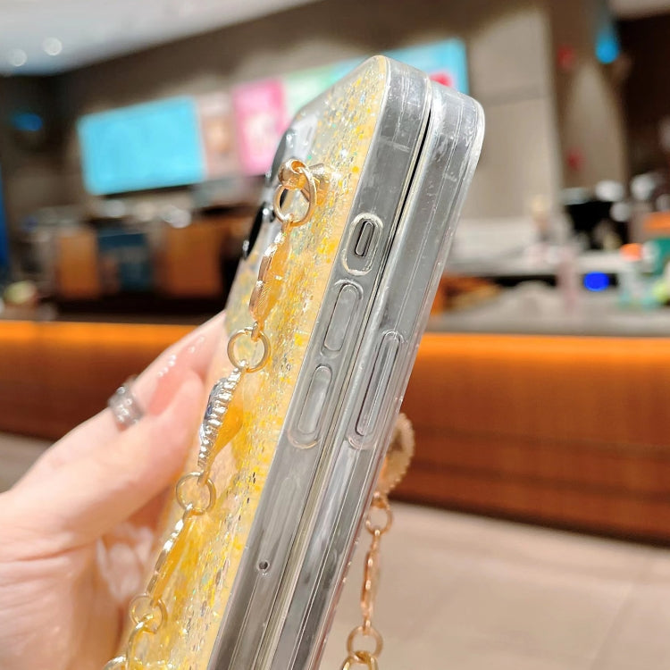 Starry Sequin Love Gem Chain Epoxy TPU Phone Case, For iPhone 12, For iPhone 12 Pro Max, For iPhone 12 Pro, For iPhone 12 mini, For iPhone 11 Pro Max, For iPhone 11