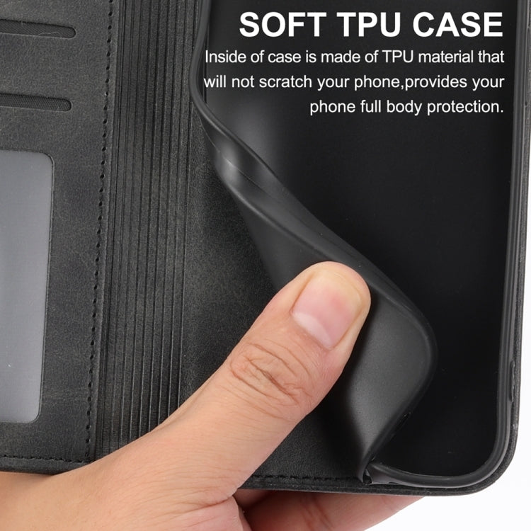 Cubic Grid Calf Texture Magnetic Leather Phone Case, For iPhone 15