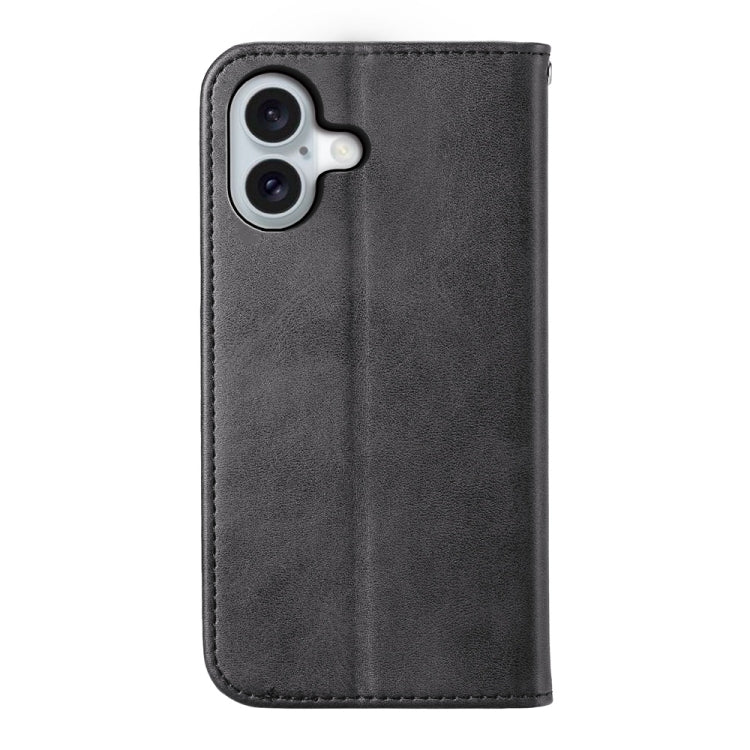 Cubic Grid Calf Texture Magnetic Leather Phone Case, For iPhone 16, For iPhone 15 Pro Max, For iPhone 15 Pro, For iPhone 15 Plus
