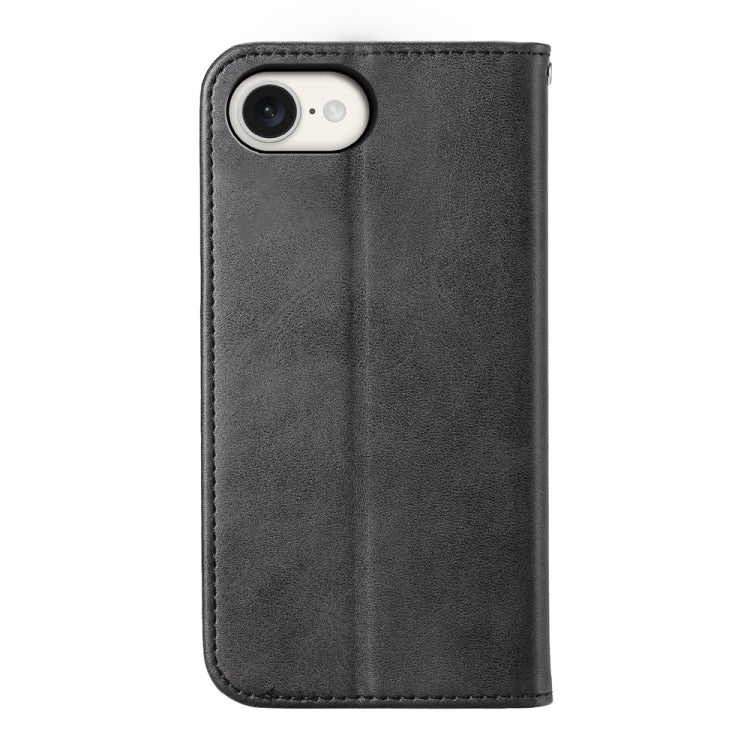 Cubic Grid Calf Texture Magnetic Leather Phone Case, For iPhone 17 Pro Max, For iPhone 17 Pro, For iPhone 17, For iPhone Air