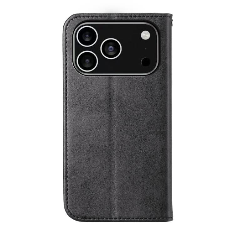 Cubic Grid Calf Texture Magnetic Leather Phone Case, For iPhone 17 Pro Max, For iPhone 17 Pro, For iPhone 17, For iPhone Air