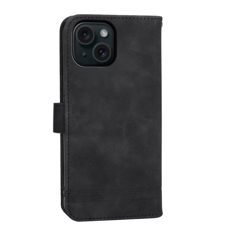 Dierfeng Dream Line TPU Hybrid PU Leather Phone Case, For iPhone 15