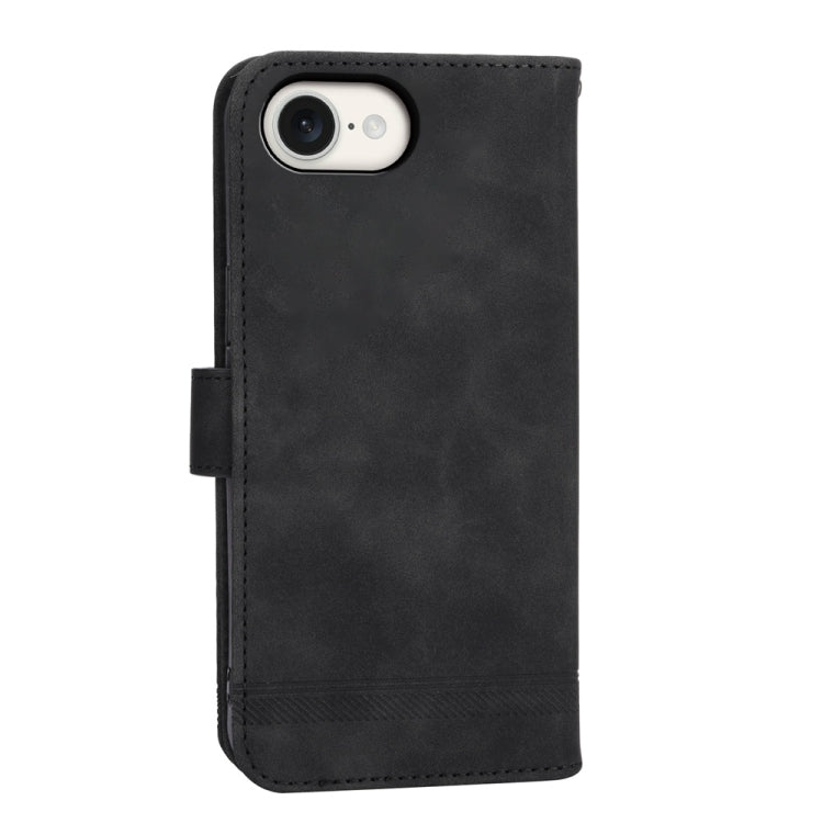 Dierfeng Dream Line TPU Hybrid PU Leather Phone Case, For iPhone 16e, For iPhone 16 Pro Max, For iPhone 16 Pro, For iPhone 16 Plus