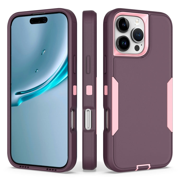 2 in 1 Magnetic PC + TPU Phone Case, For iPhone 16 Pro Max, For iPhone 16 Pro, For iPhone 16 Plus, For iPhone 16