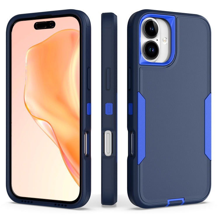 2 in 1 Magnetic PC + TPU Phone Case, For iPhone 16 Pro Max, For iPhone 16 Pro, For iPhone 16 Plus, For iPhone 16