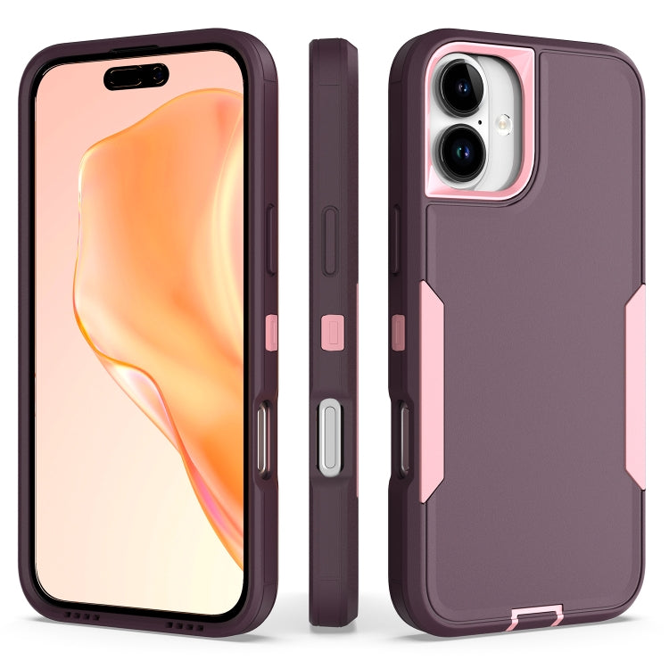 2 in 1 Magnetic PC + TPU Phone Case, For iPhone 16 Pro Max, For iPhone 16 Pro, For iPhone 16 Plus, For iPhone 16