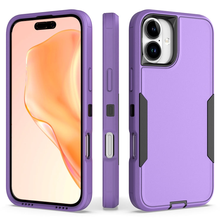 2 in 1 Magnetic PC + TPU Phone Case, For iPhone 16 Pro Max, For iPhone 16 Pro, For iPhone 16 Plus, For iPhone 16