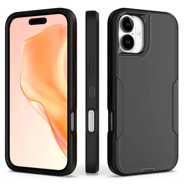 2 in 1 Magnetic PC + TPU Phone Case, For iPhone 16 Pro Max, For iPhone 16 Pro, For iPhone 16 Plus, For iPhone 16