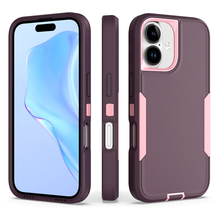2 in 1 Magnetic PC + TPU Phone Case, For iPhone 16 Pro Max, For iPhone 16 Pro, For iPhone 16 Plus, For iPhone 16