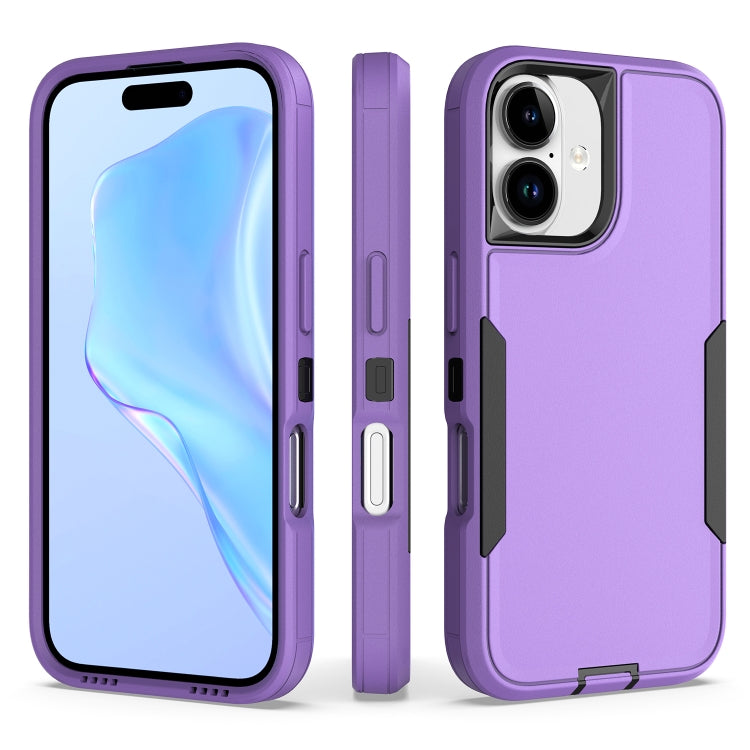 2 in 1 Magnetic PC + TPU Phone Case, For iPhone 16 Pro Max, For iPhone 16 Pro, For iPhone 16 Plus, For iPhone 16