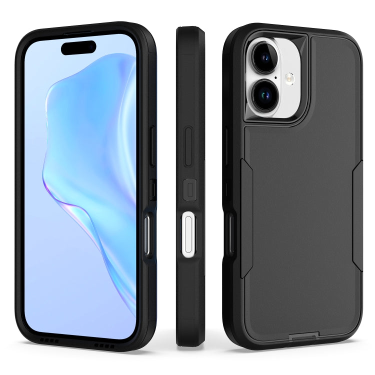 2 in 1 Magnetic PC + TPU Phone Case, For iPhone 16 Pro Max, For iPhone 16 Pro, For iPhone 16 Plus, For iPhone 16