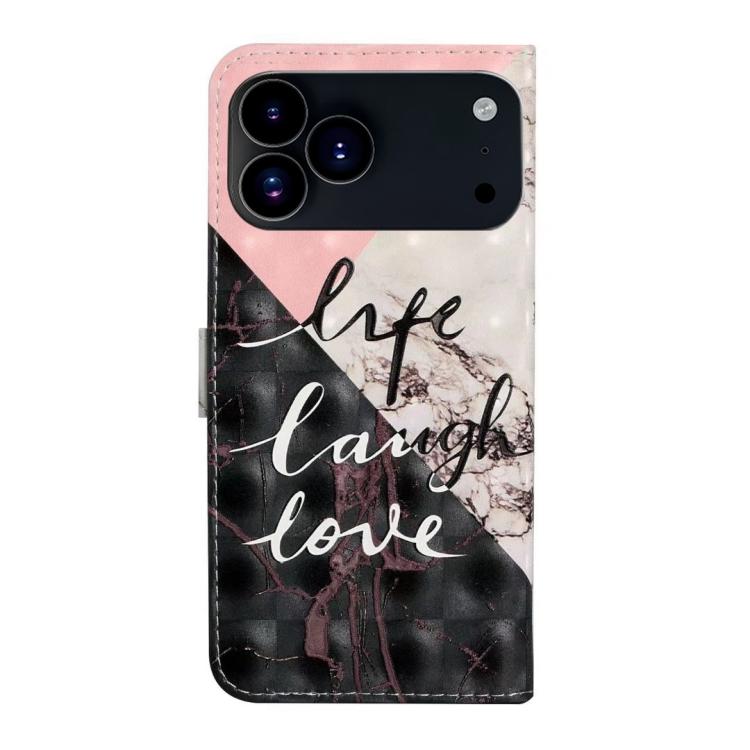 Oil Embossed 3D Drawing Leather Phone Case, For iPhone 17 Pro Max, For iPhone 17 Pro