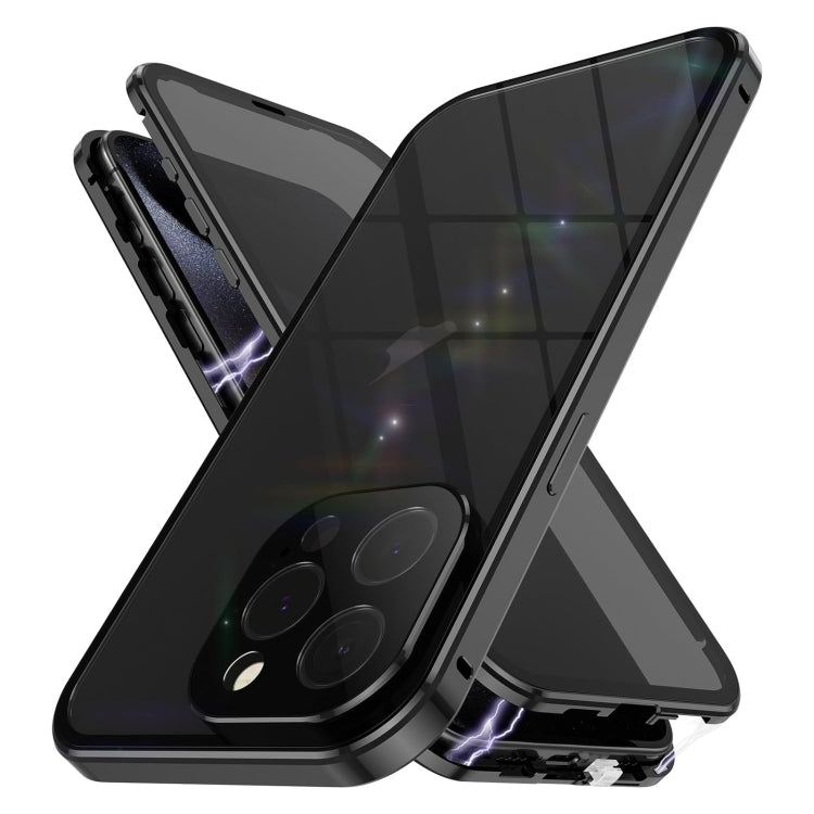 Anti-peeping Magnetic Double-sided Tempered Glass Phone Case, For iPhone 15 Pro Max, For iPhone 15 Pro, For iPhone 15 Plus, For iPhone 15