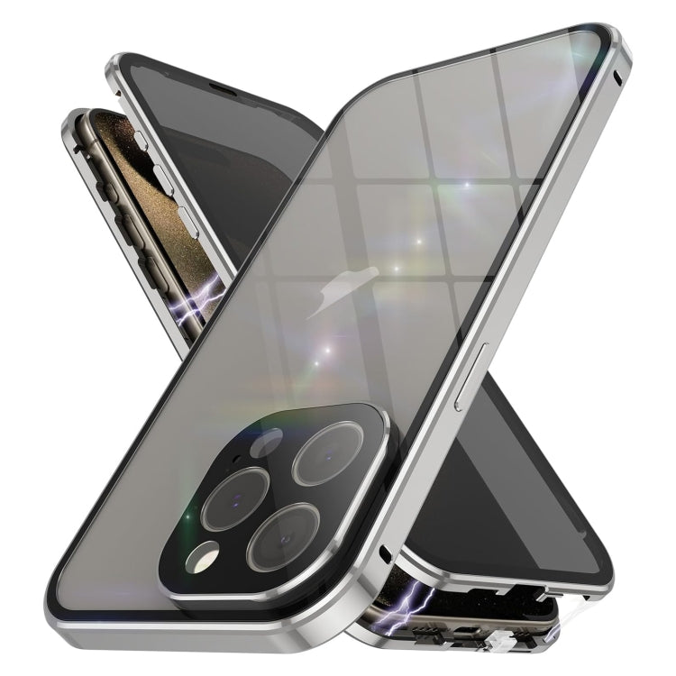 Anti-peeping Magnetic Double-sided Tempered Glass Phone Case, For iPhone 15 Pro Max, For iPhone 15 Pro, For iPhone 15 Plus, For iPhone 15
