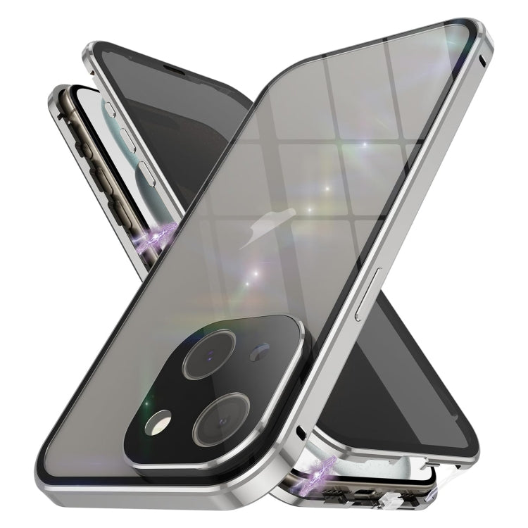 Anti-peeping Magnetic Double-sided Tempered Glass Phone Case, For iPhone 15 Pro Max, For iPhone 15 Pro, For iPhone 15 Plus, For iPhone 15