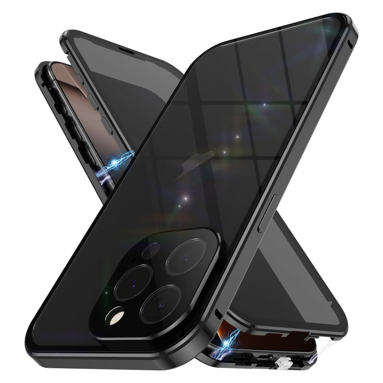 Anti-peeping Magnetic Double-sided Tempered Glass Phone Case, For iPhone 16 Pro Max, For iPhone 16 Pro, For iPhone 16 Plus, For iPhone 16