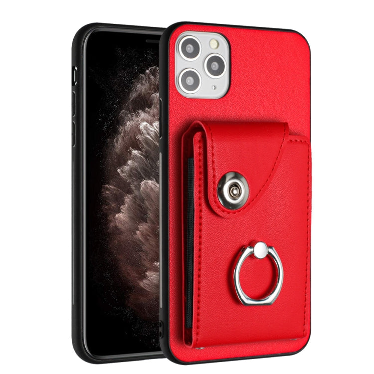 Organ Card Bag Ring Holder Phone Case, For iPhone 11 Pro, For iPhone X / XS, For iPhone XR, For iPhone XS Max