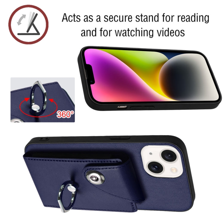 Organ Card Bag Ring Holder Phone Case, For iPhone 13, For iPhone 13 mini, For iPhone 12, For iPhone 12 Pro Max