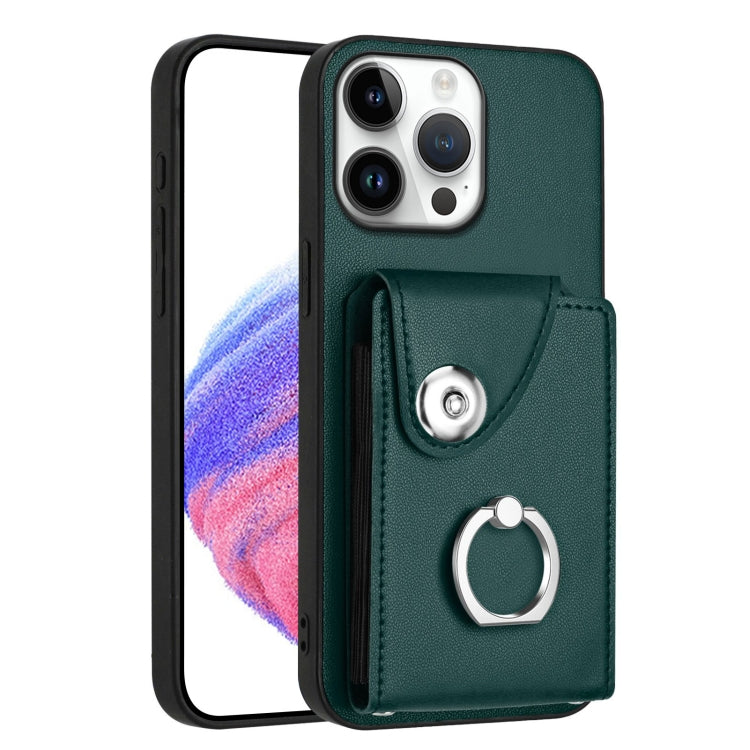 Organ Card Bag Ring Holder Phone Case, For iPhone 16e, For iPhone 16 Pro Max, For iPhone 16 Pro, For iPhone 16 Plus