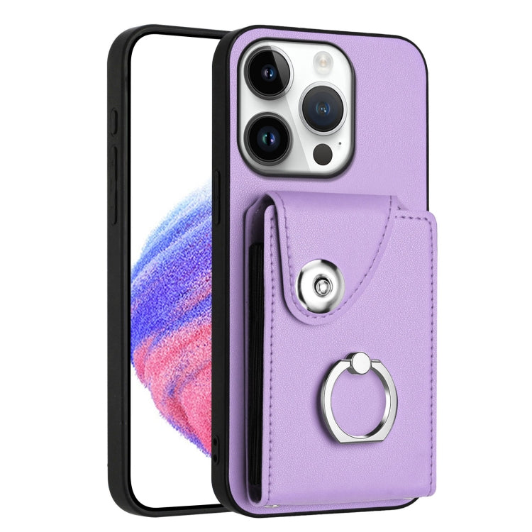 Organ Card Bag Ring Holder Phone Case, For iPhone 16e, For iPhone 16 Pro Max, For iPhone 16 Pro, For iPhone 16 Plus