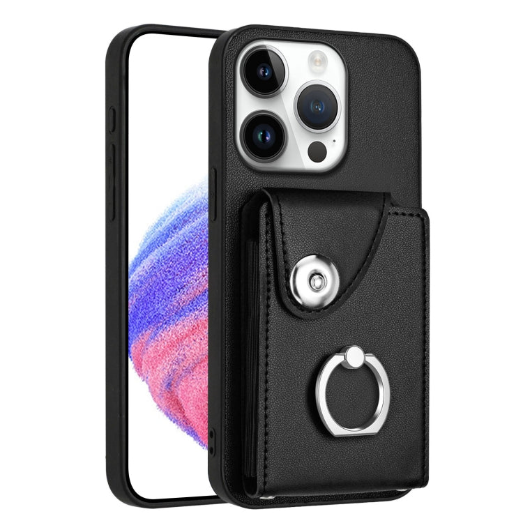 Organ Card Bag Ring Holder Phone Case, For iPhone 16e, For iPhone 16 Pro Max, For iPhone 16 Pro, For iPhone 16 Plus