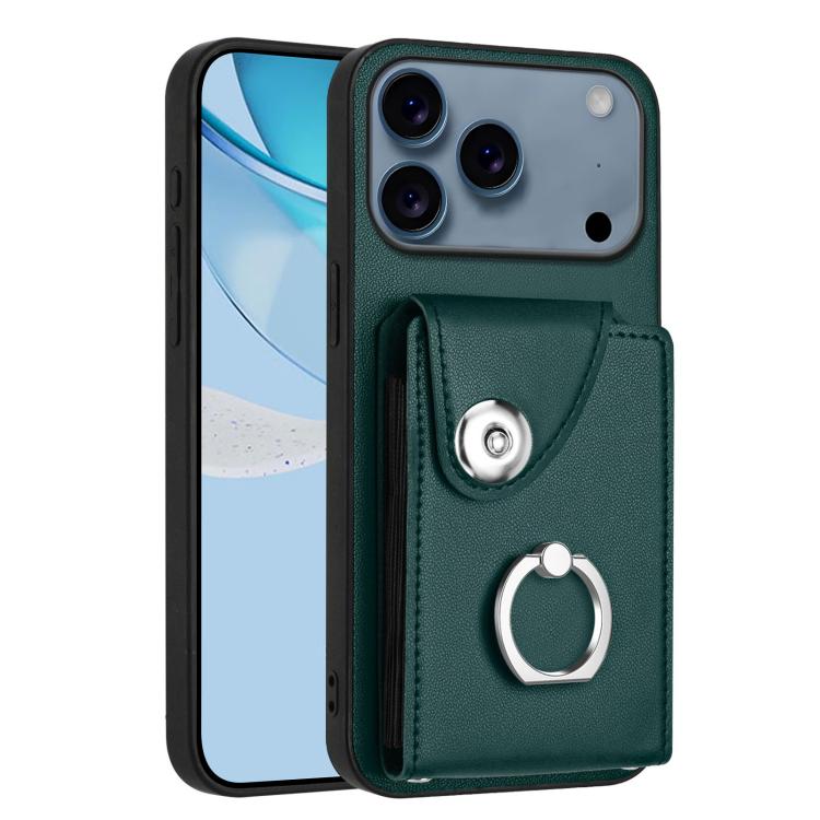 Organ Card Bag Ring Holder Phone Case, For iPhone 17 Pro Max, For iPhone 17 Pro, For iPhone 17, For iPhone Air