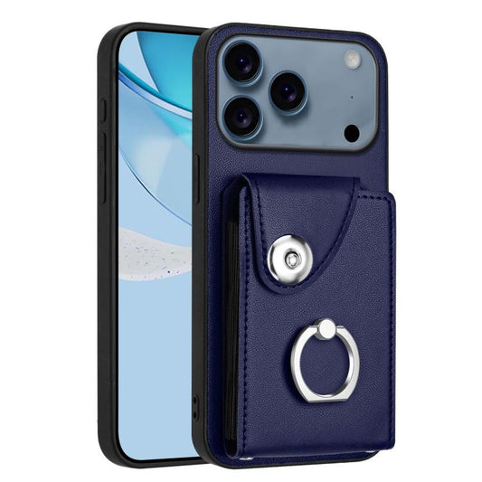 Organ Card Bag Ring Holder Phone Case, For iPhone 17 Pro Max, For iPhone 17 Pro, For iPhone 17, For iPhone Air