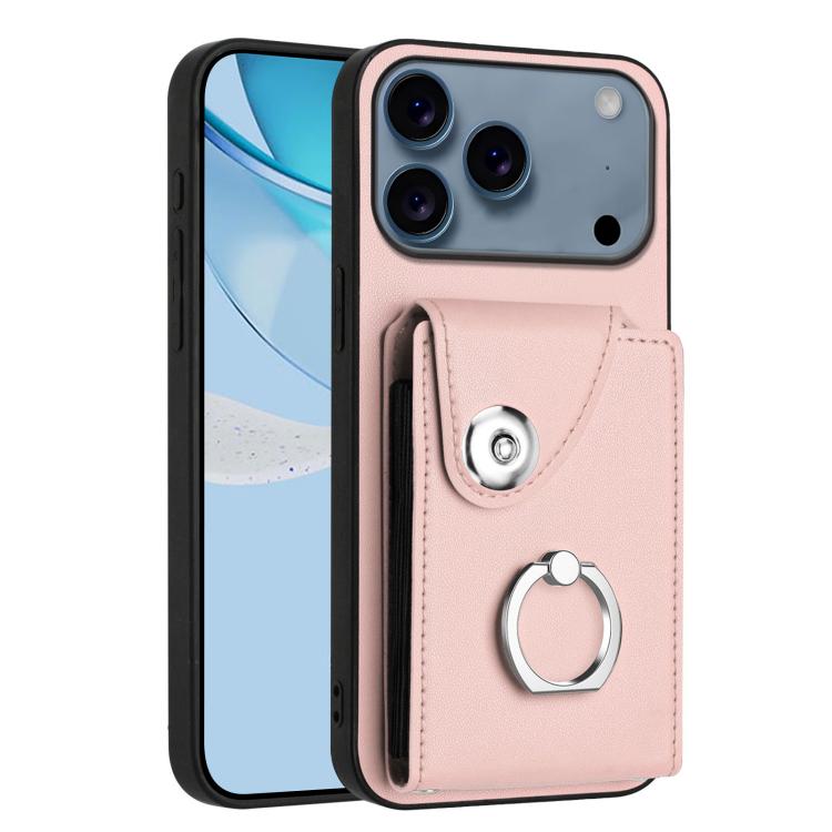 Organ Card Bag Ring Holder Phone Case, For iPhone 17 Pro Max, For iPhone 17 Pro, For iPhone 17, For iPhone Air