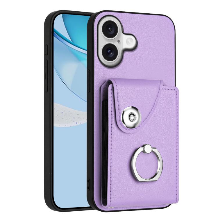 Organ Card Bag Ring Holder Phone Case, For iPhone 17 Pro Max, For iPhone 17 Pro, For iPhone 17, For iPhone Air