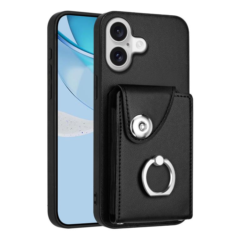 Organ Card Bag Ring Holder Phone Case, For iPhone 17 Pro Max, For iPhone 17 Pro, For iPhone 17, For iPhone Air