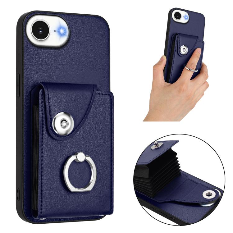Organ Card Bag Ring Holder Phone Case, For iPhone 17 Pro Max, For iPhone 17 Pro, For iPhone 17, For iPhone Air