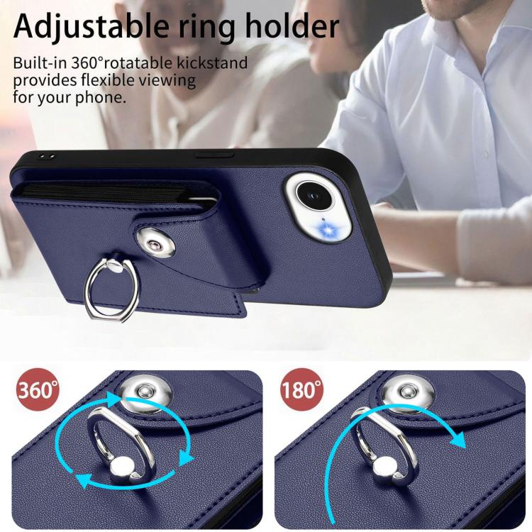 Organ Card Bag Ring Holder Phone Case, For iPhone 17 Pro Max, For iPhone 17 Pro, For iPhone 17, For iPhone Air