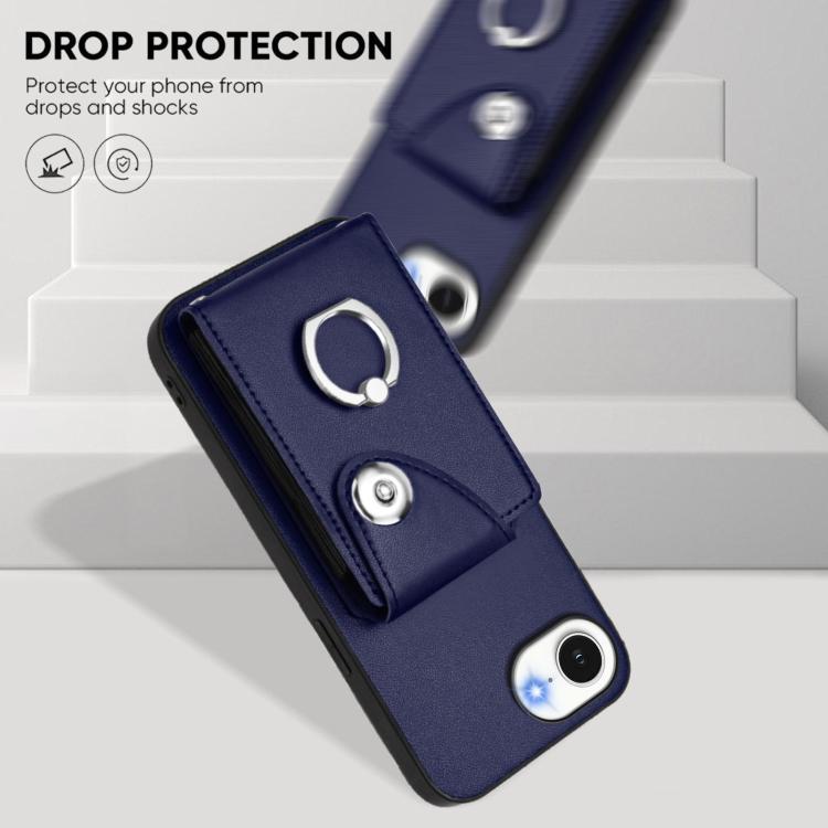 Organ Card Bag Ring Holder Phone Case, For iPhone 17 Pro Max, For iPhone 17 Pro, For iPhone 17, For iPhone Air